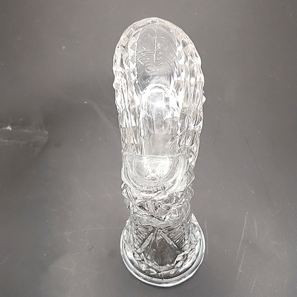 Crystal Ice Clear Glass Dress Boot - Picture 6 of 7